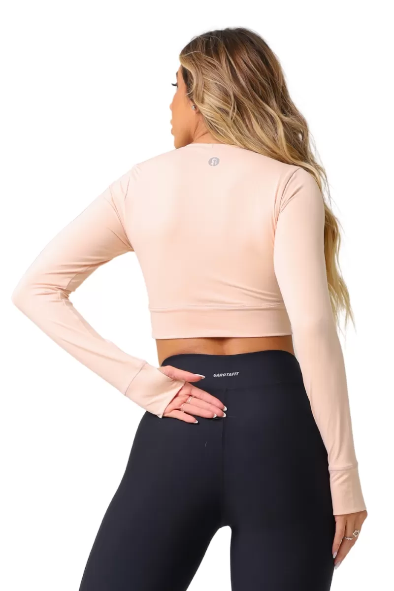 Garotafit - Radiant Cream Crop Top - BL247N