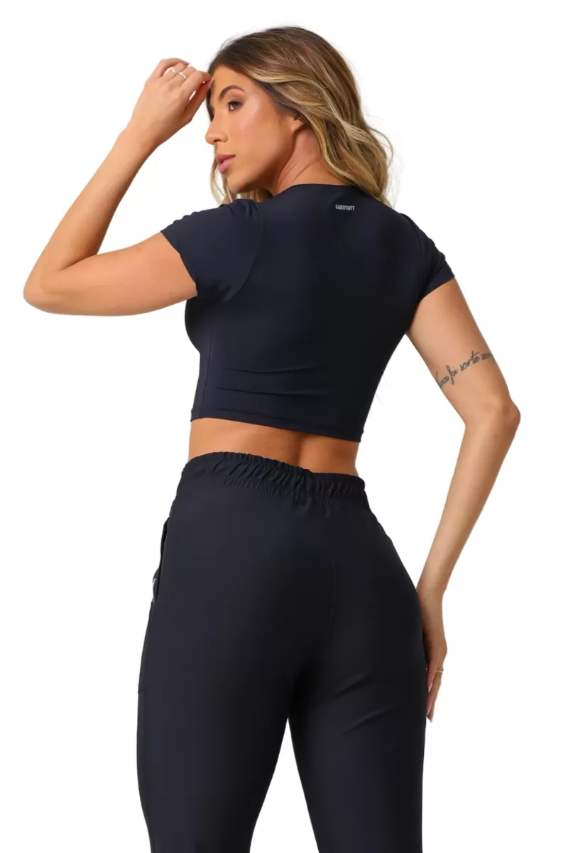 Garotafit - Cropped Lofty Preto - BL245A