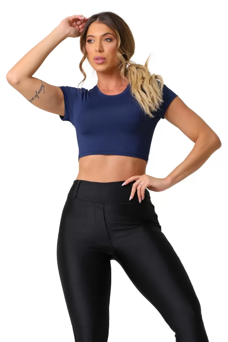 Garotafit - Cropped Lofty Marinho - BL245LM