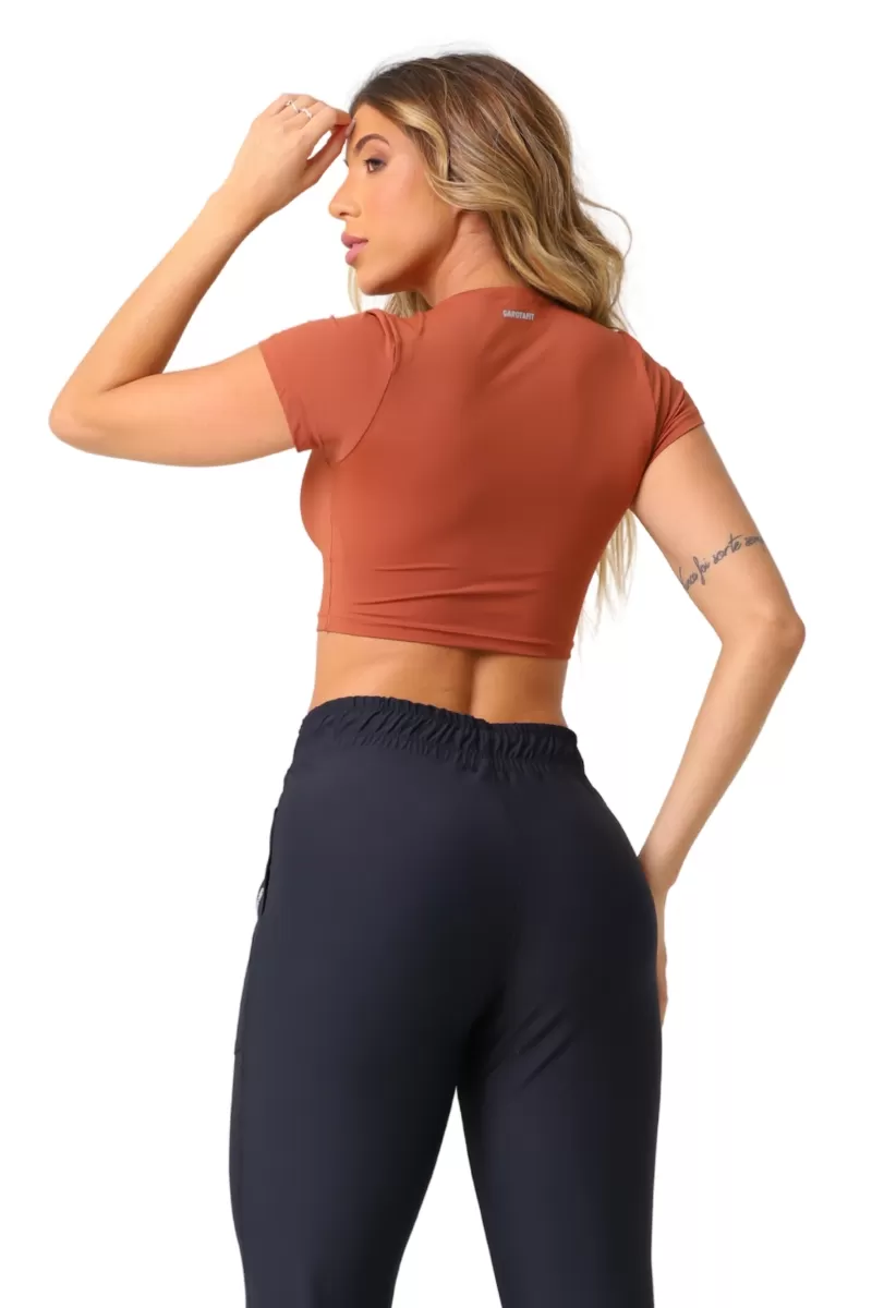 Garotafit - Hazelnut Lofty Crop Top - BL245NA