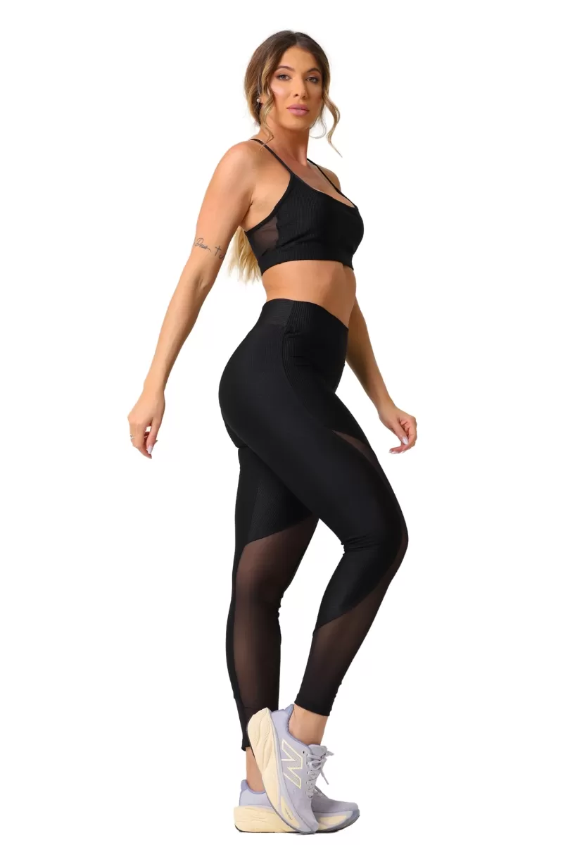 Garotafit - Conjunto Spark Preto - FCS378A