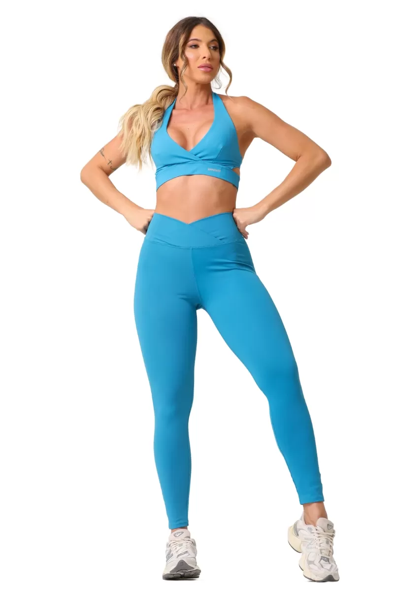 Garotafit - Calça Kooky Azul Petróleo - FUS499LP