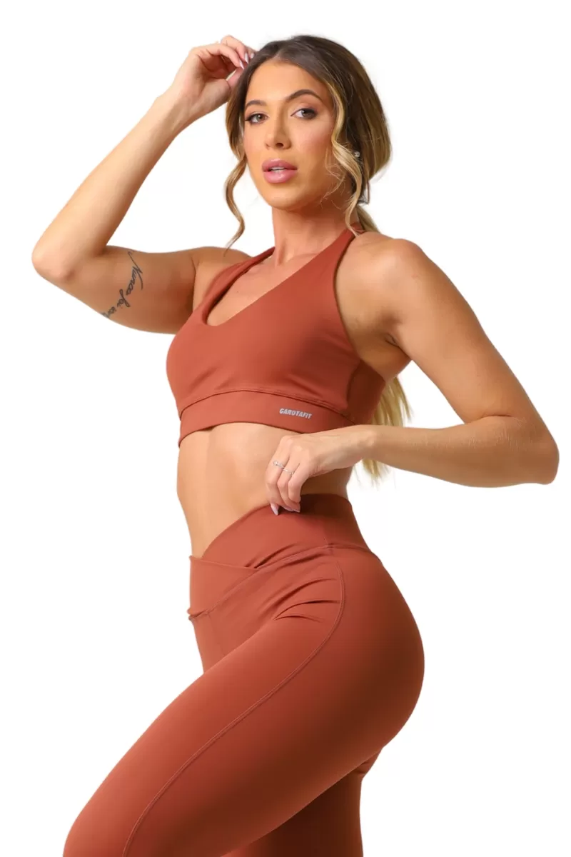 Garotafit - Kooky Chocolate Top - TOB112CH