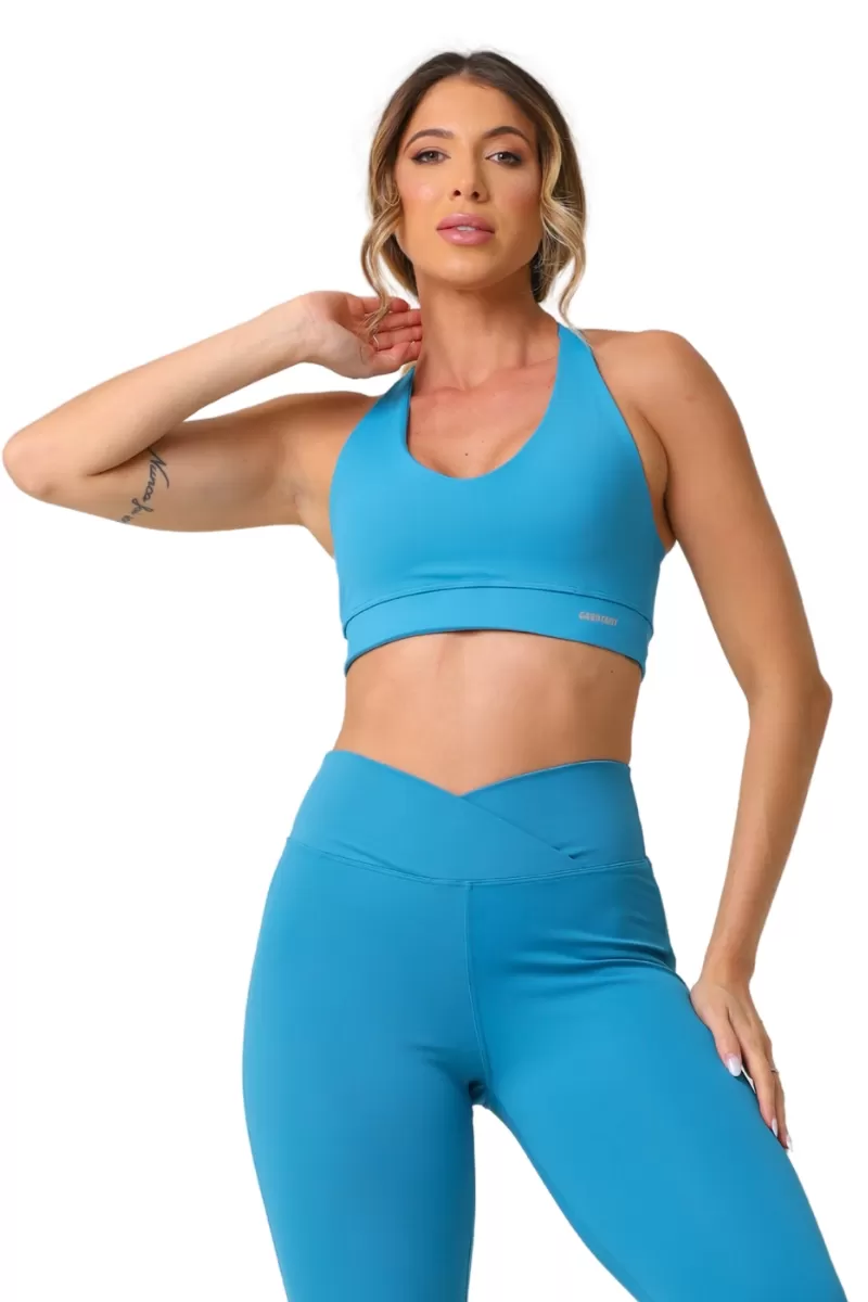 Garotafit - Top Kooky Azul Petróleo - TOB112LP