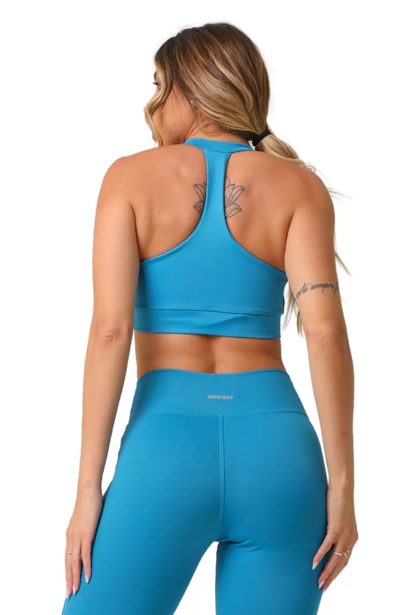 Garotafit - Kooky Petrol Blue Top - TOB112LP