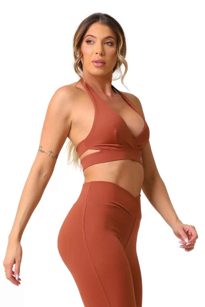 Garotafit - Top Kindly Chocolate - TOB114CH