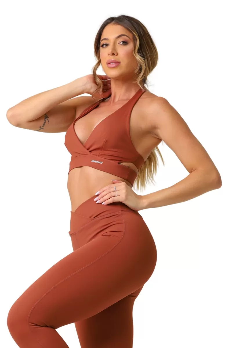 Garotafit - Top Kindly Chocolate - TOB114CH