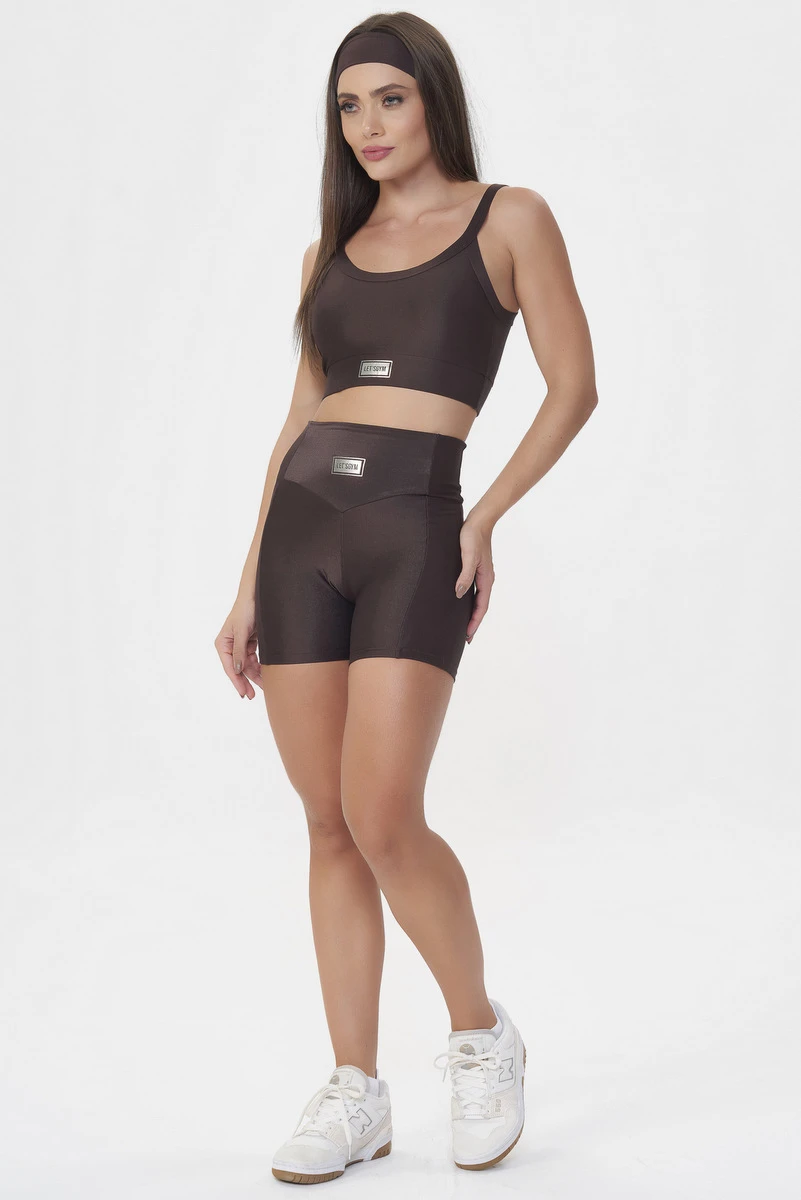 Lets Gym - Short Bright Coffee - 2143BCF