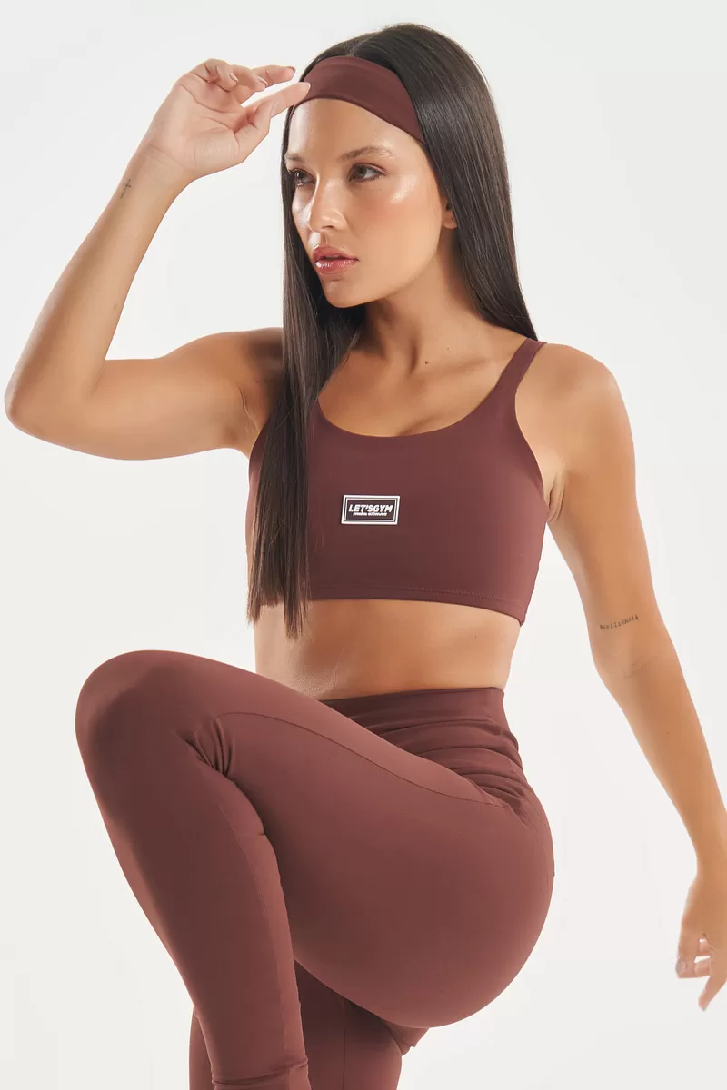 Lets Gym - Top Basic Colors Coffee - 2720CF