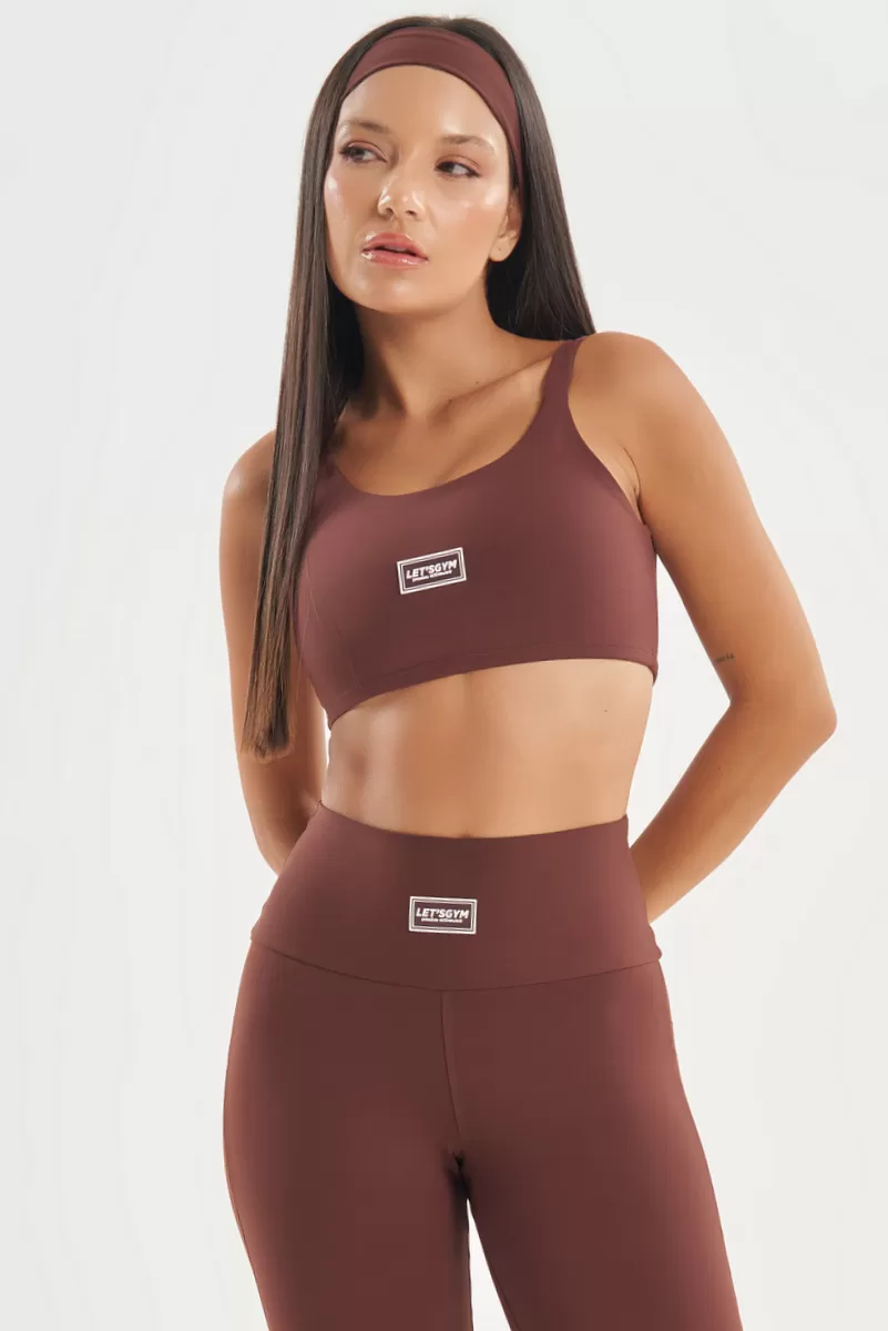 Lets Gym - Top Basic Colors Coffee - 2720CF