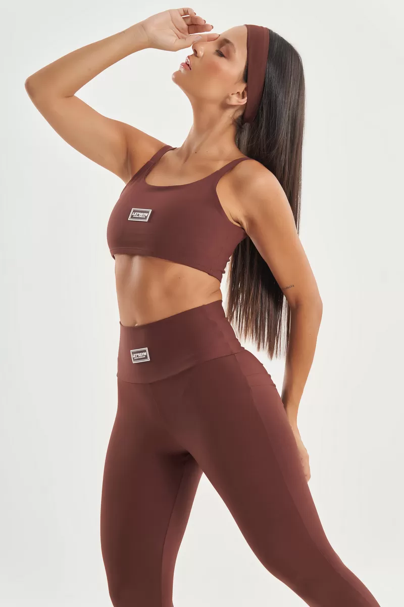 Lets Gym - Top Basic Colors Coffee - 2720CF