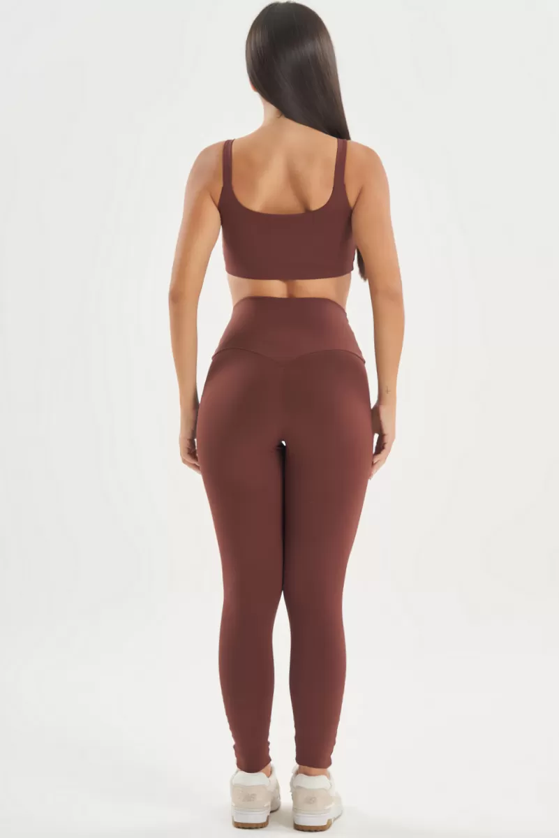 Lets Gym - Legging Basic Colors Coffee - 2721CF