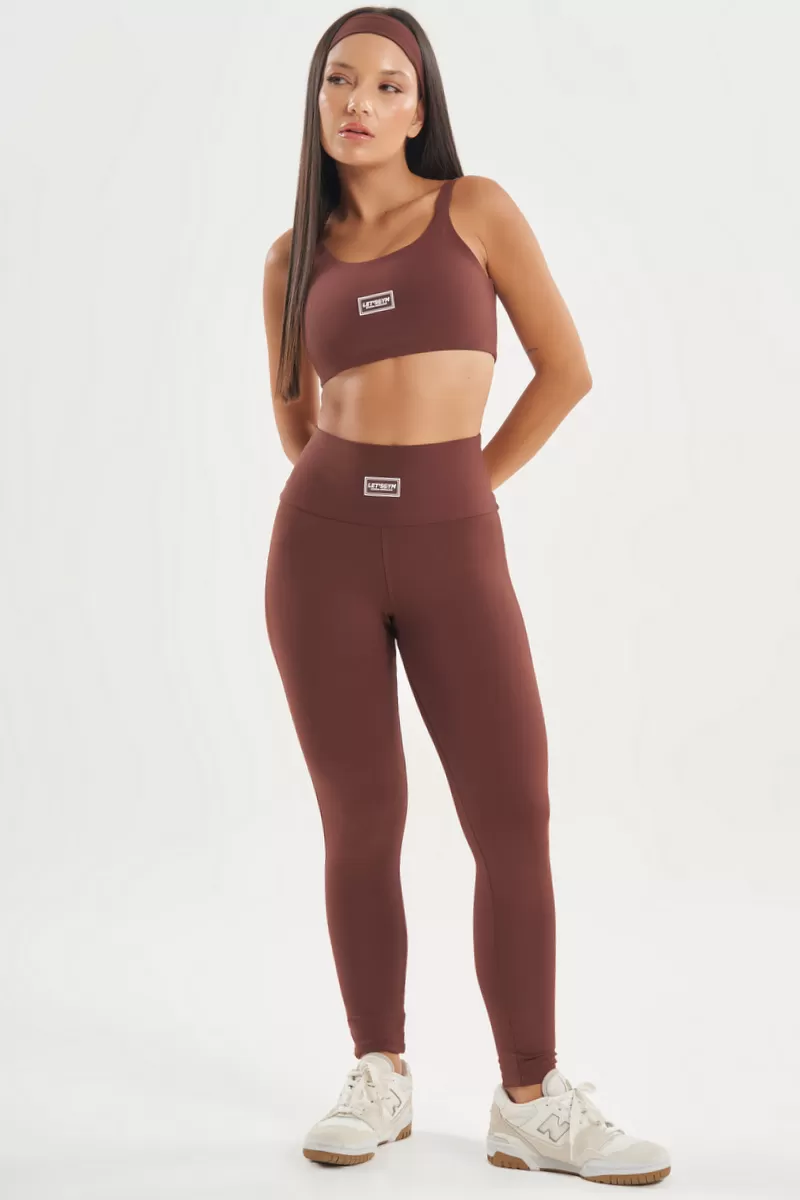 Lets Gym - Legging Basic Colors Coffee - 2721CF