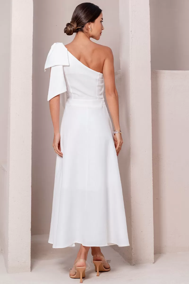 Miss Misses - Vestido Glaucia Midi Off White - 54625030