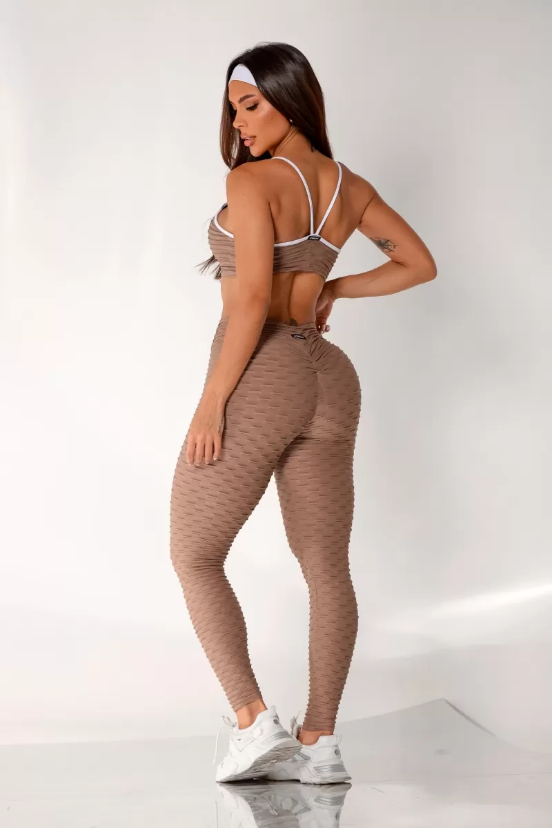 Canoan - Legging Scrunch Tropical Avelã - 11220