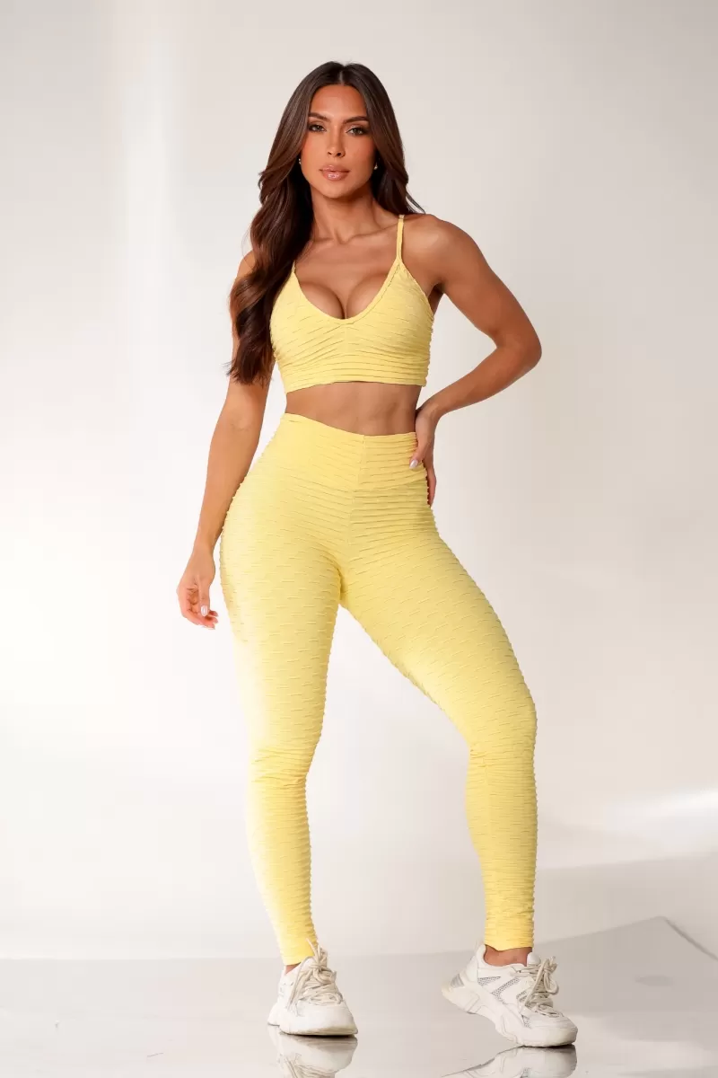 Canoan - Top Recorte Bubble Amarelo - 72220