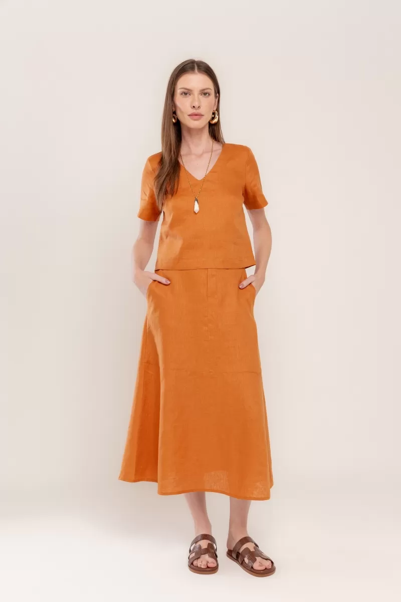 Hidrogênio - GUARANA V-NECK BLOUSE - 20348573