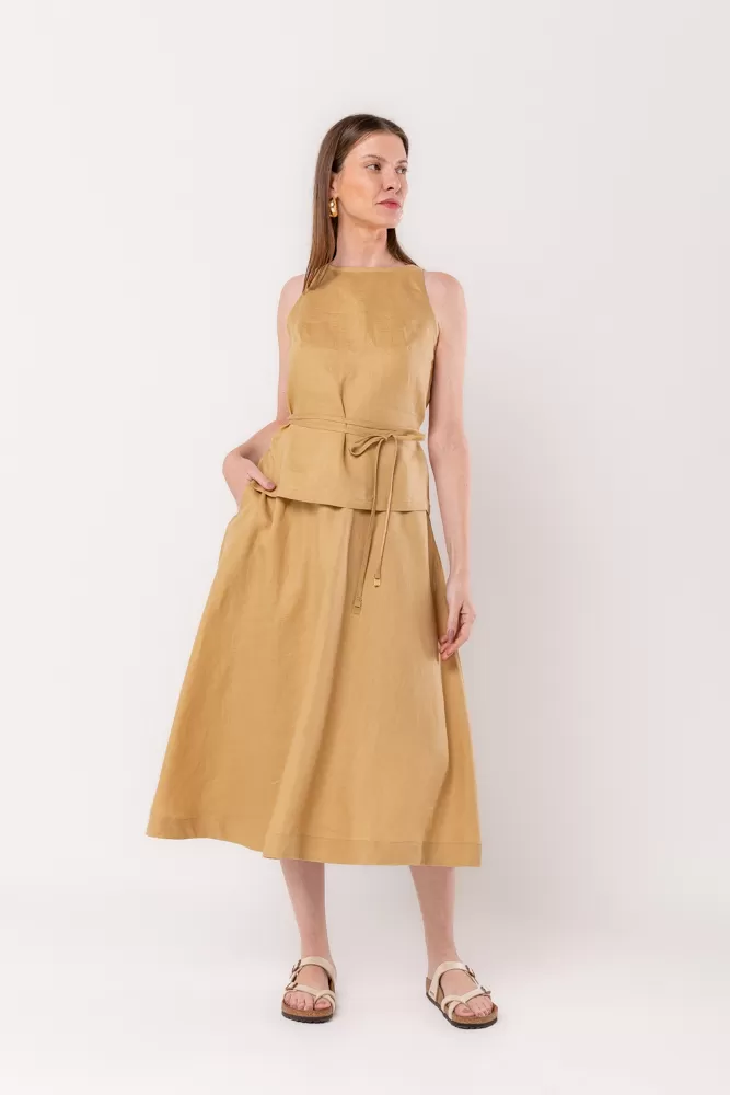 Hidrogênio - BASIC KANGAROO GODE SKIRT - 20494580