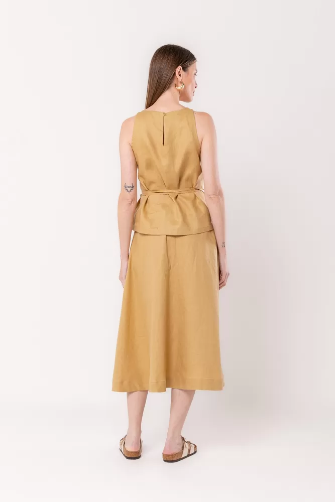 Hidrogênio - BASIC KANGAROO GODE SKIRT - 20494580