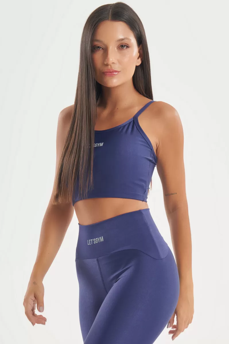 Lets Gym - Cropped Functional Azul Marinho - 2773AZM
