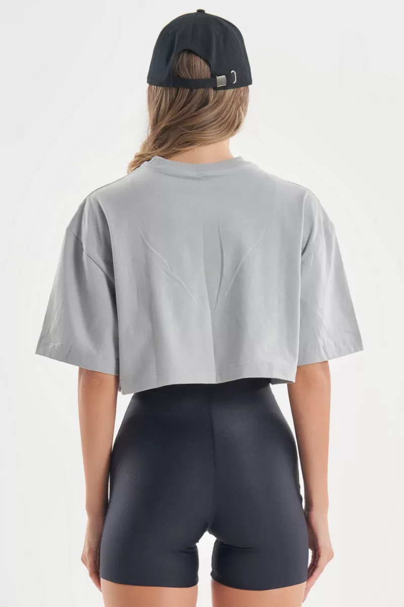 Lets Gym - Cropped Modern Move Cinza - 2799CZ