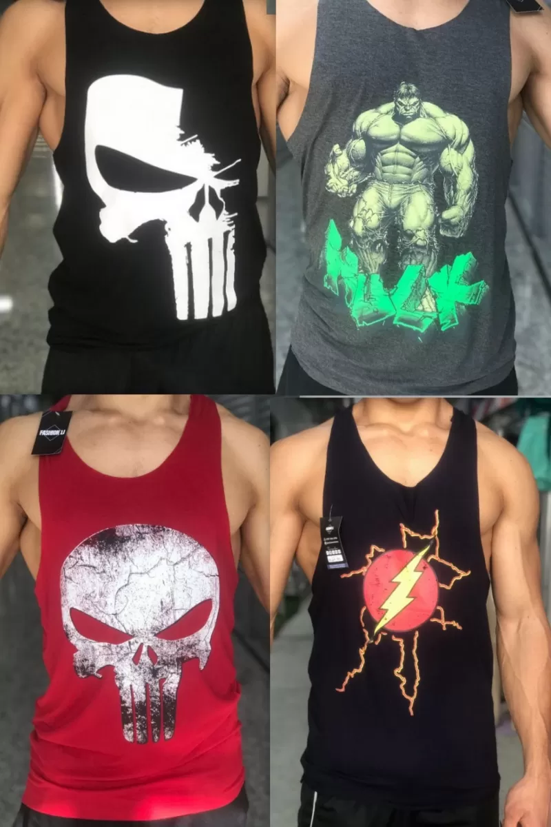 AS8 - Kit 10 Men's Tank Shirts (assorted pieces) - RGKIT5