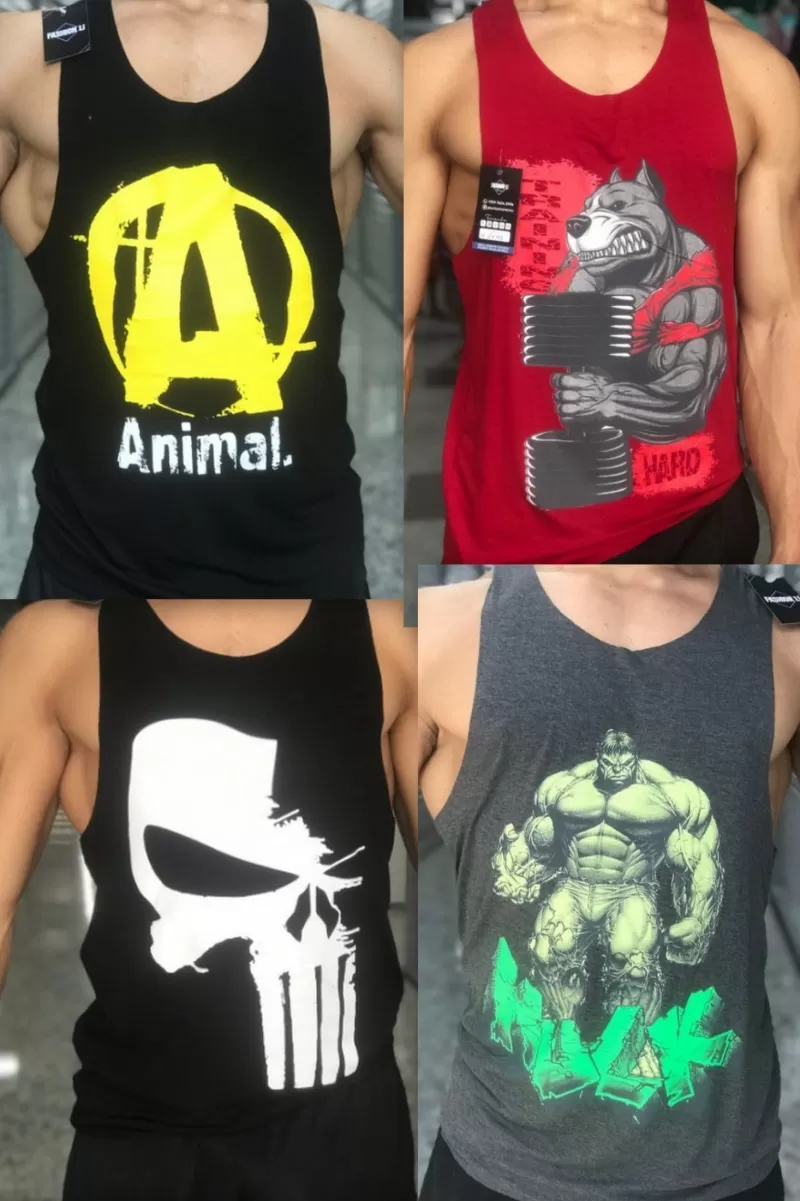 AS8 - Kit 10 Men's Tank Shirts (assorted pieces) - RGKIT5