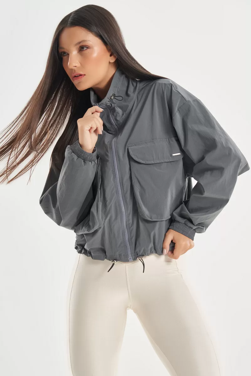 Lets Gym - Jaqueta Modern Move Cimento Queimado - 2800CQ