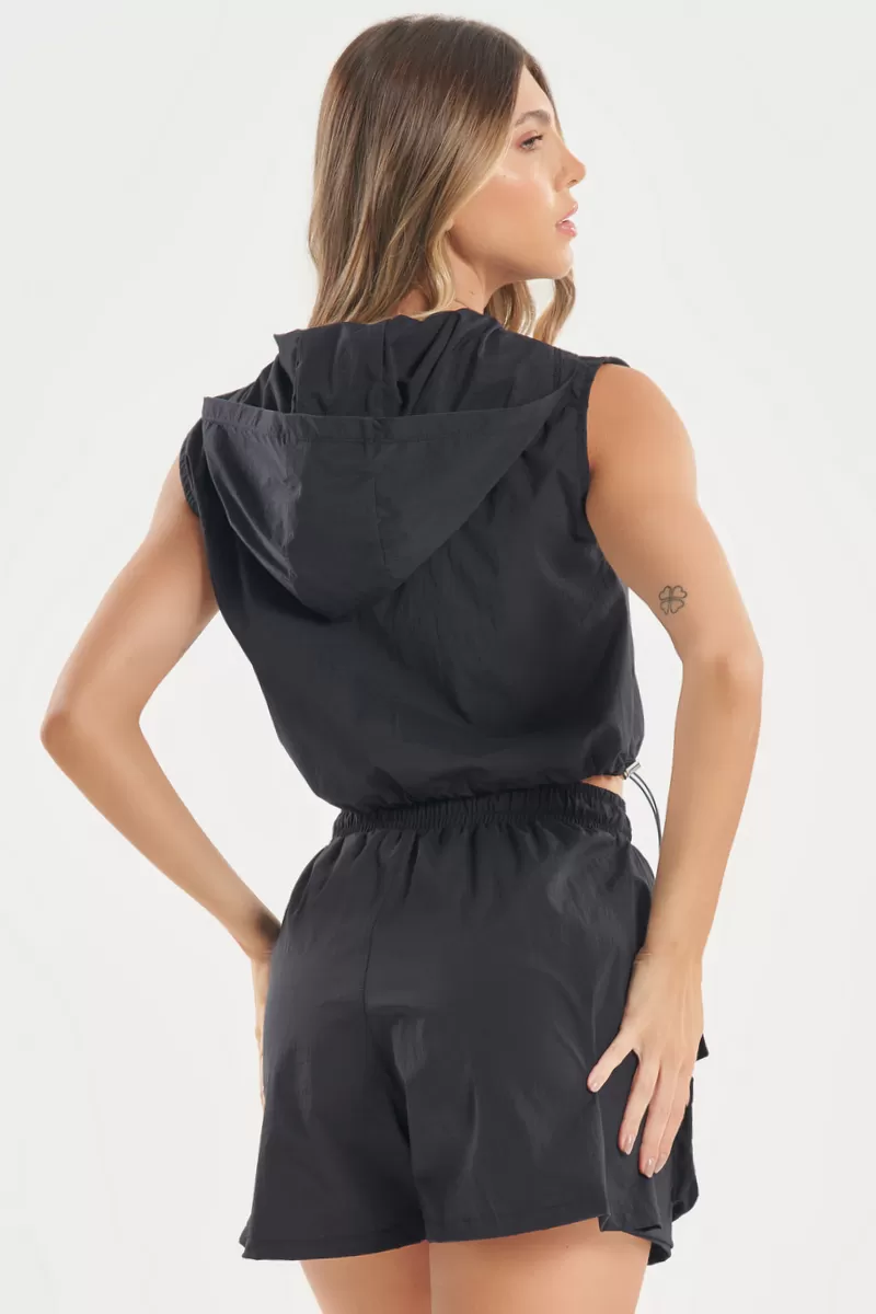 Lets Gym - Colete Modern Move Preto - 2801PT