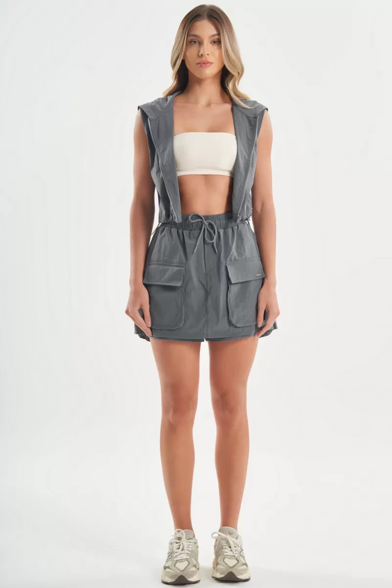 Lets Gym - Modern Move Burnt Cement Shorts - 2802CQ