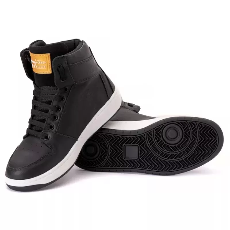 Trincks Calçados - Tennis Sneaker Genuine Leather Black/White - 20300