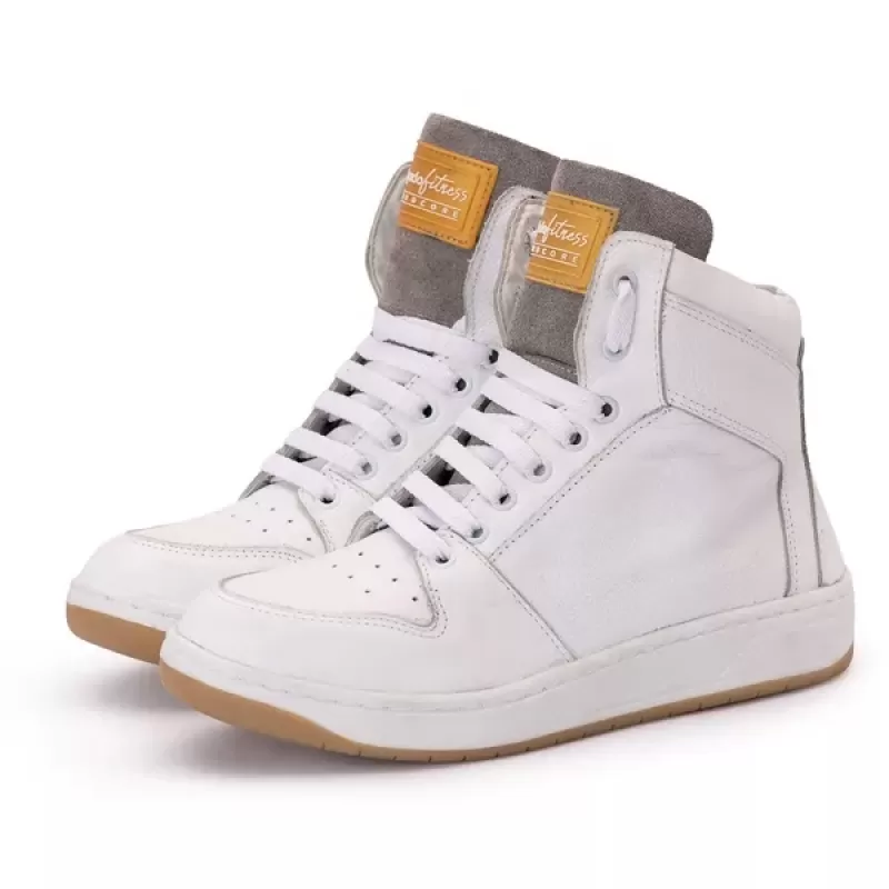 Trincks Calçados - Tennis Sneaker Genuine Leather Off-White/Grey - 20300