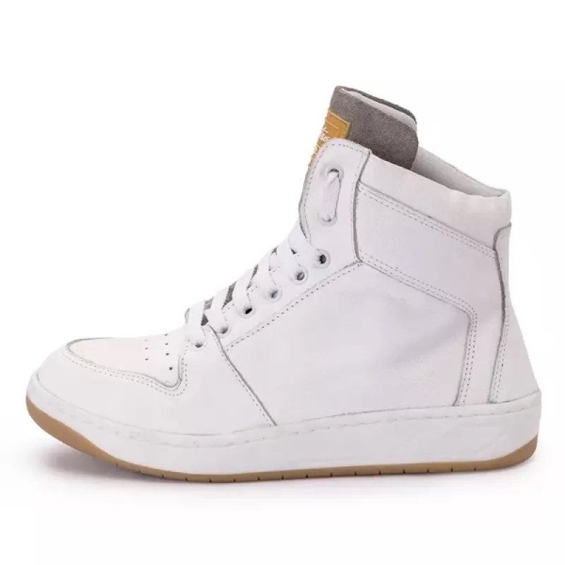 Trincks Calçados - Tennis Sneaker Genuine Leather Off-White/Grey - 20300