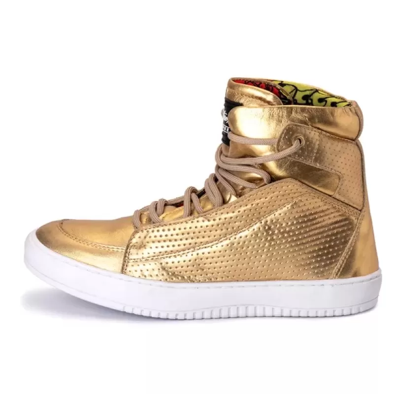 Trincks Calçados - Tennis Sneaker Genuine Leather Gold - 60130