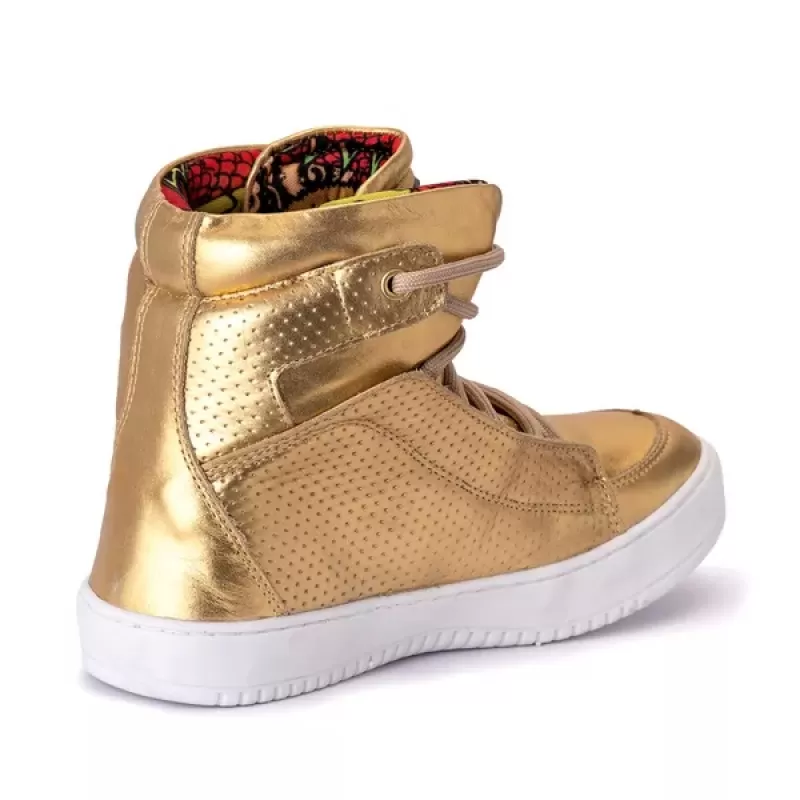 Trincks Calçados - Tennis Sneaker Genuine Leather Gold - 60130