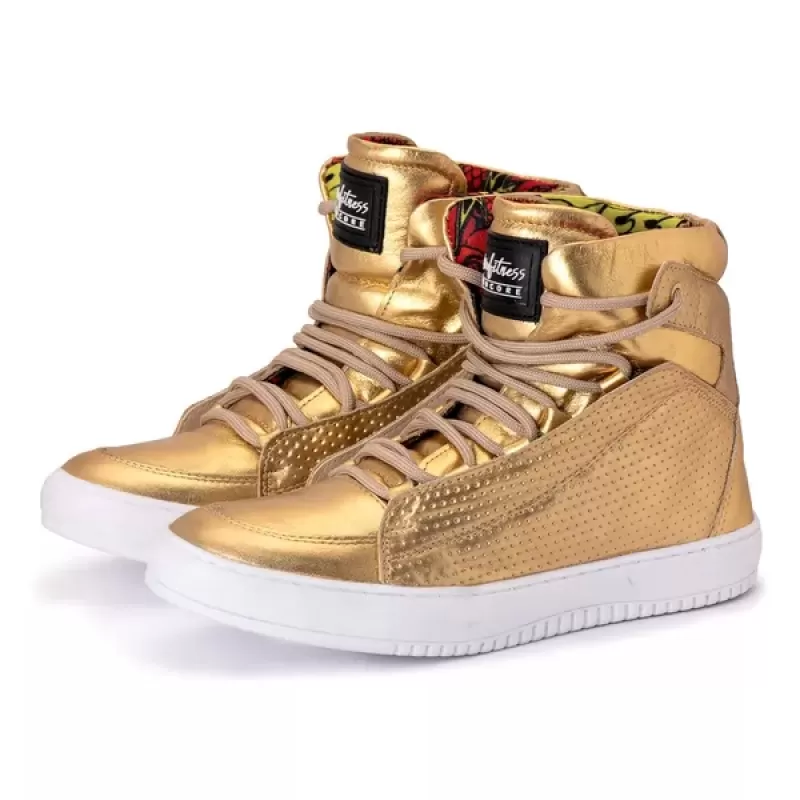 Trincks Calçados - Tennis Sneaker Genuine Leather Gold - 60130