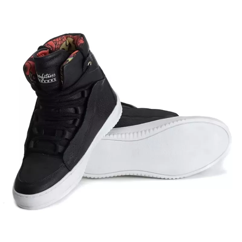 Trincks Calçados - Tênis Sneaker Couro Legitimo Preto - 60130