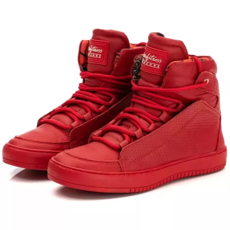 Trincks Calçados - Tennis Sneaker Genuine Leather Red - 60130