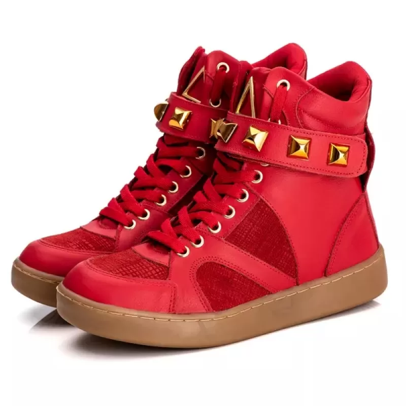 Trincks Calçados - Tennis Sneaker Genuine Leather Red - 10100