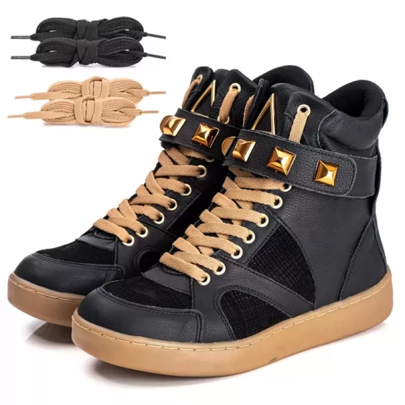 Trincks Calçados - Tennis Sneaker Genuine Leather Black - 10100