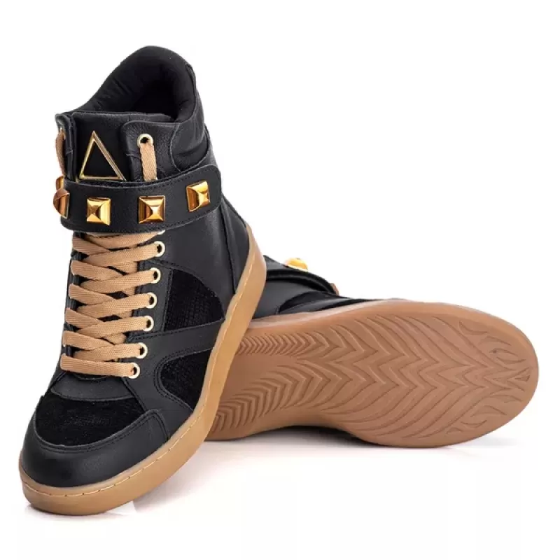 Trincks Calçados - Tennis Sneaker Genuine Leather Black - 10100