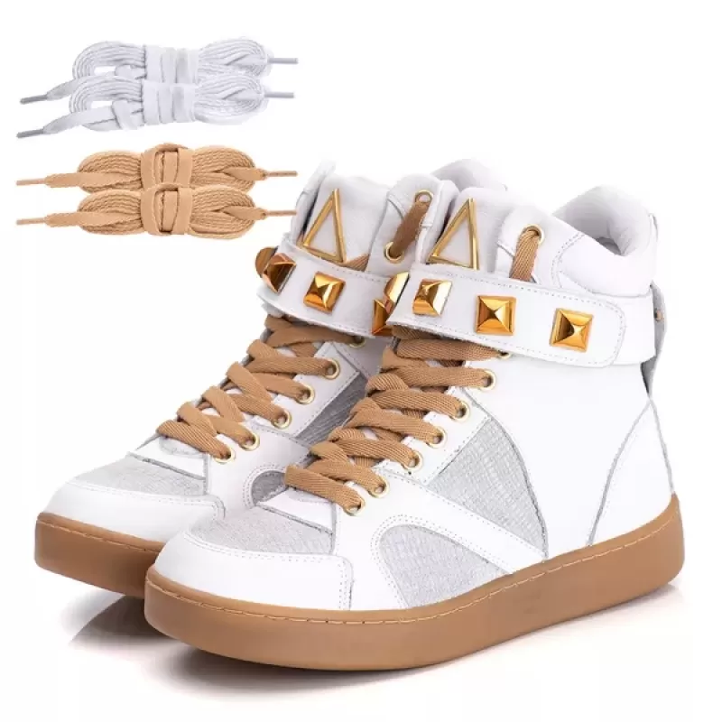 Trincks Calçados - White Genuine Leather Tennis Sneaker - 10100