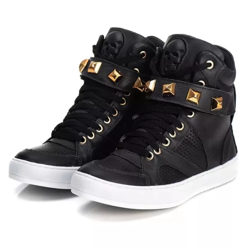 Trincks Calçados - Tennis Sneaker Genuine Leather Black - 10100
