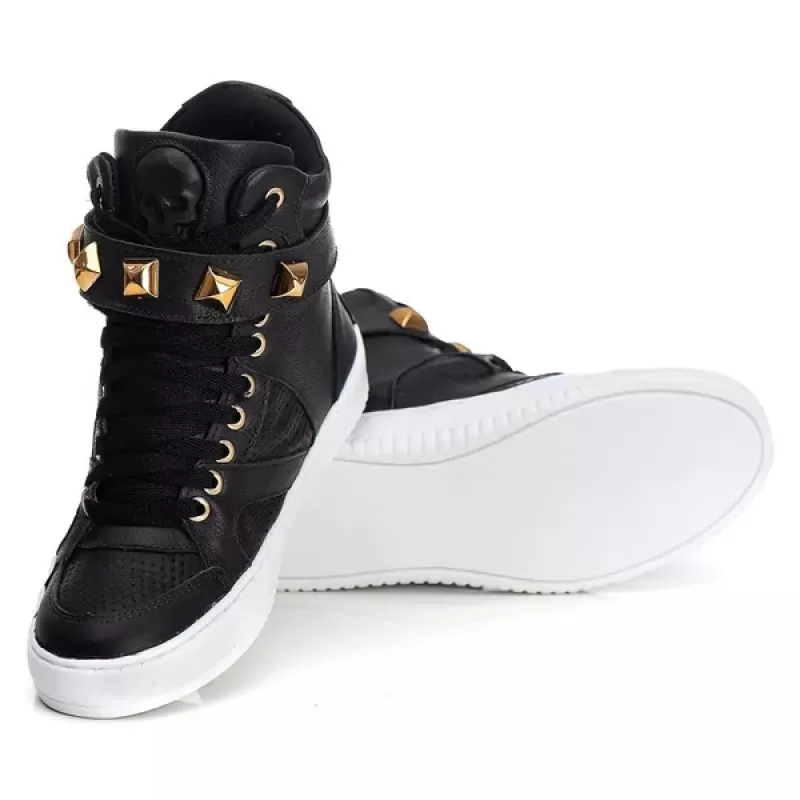 Trincks Calçados - Tennis Sneaker Genuine Leather Black - 10100