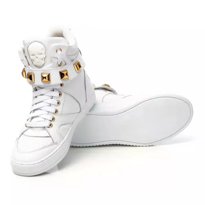 Trincks Calçados - White Genuine Leather Tennis Sneaker - 10100