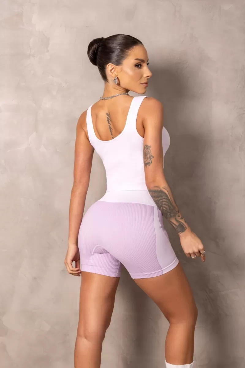 Hipkini - Shirt Fitness Seamless Brighten Lilac - 33331355