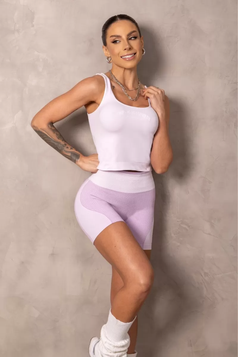 Hipkini - Shirt Fitness Seamless Brighten Lilac - 33331355