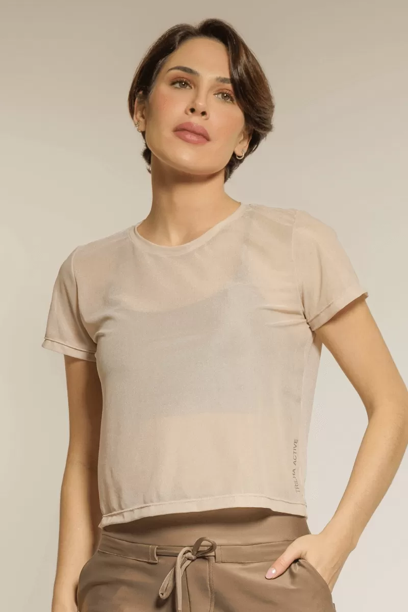 Trilha Verão - Blusa Crpd Feel Tela Mesh - R3002