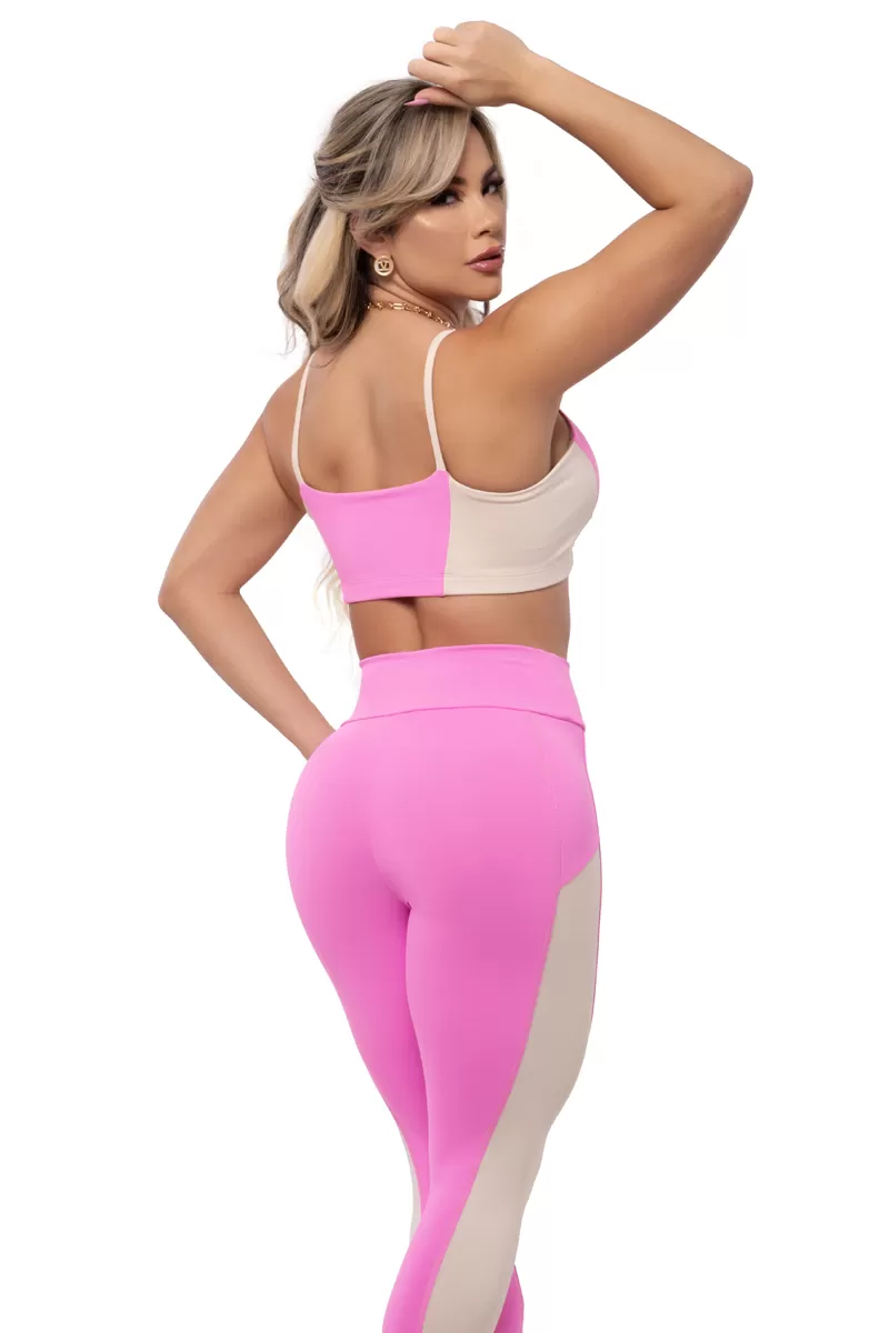 Trincks - Top Life Bicolor Rosa e Off - 