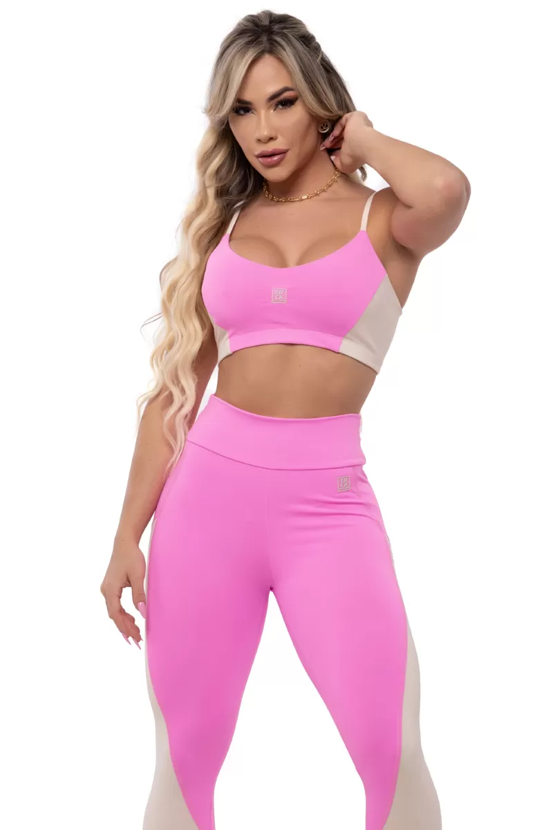 Trincks - Top Life Bicolor Rosa e Off - 